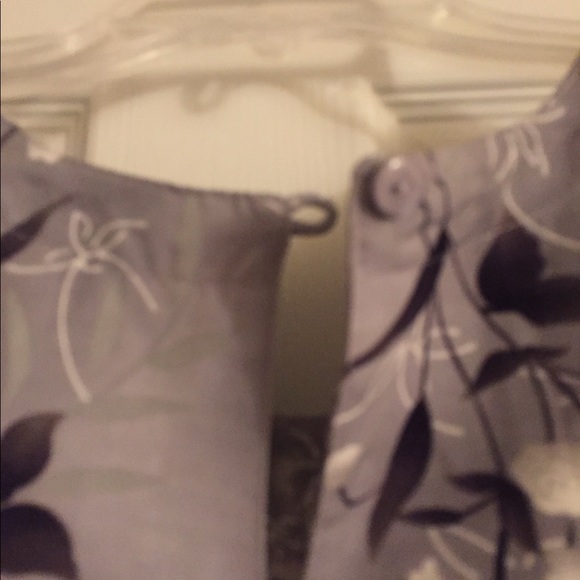 Purple/Gray flower print dress - Picture 4 of 6